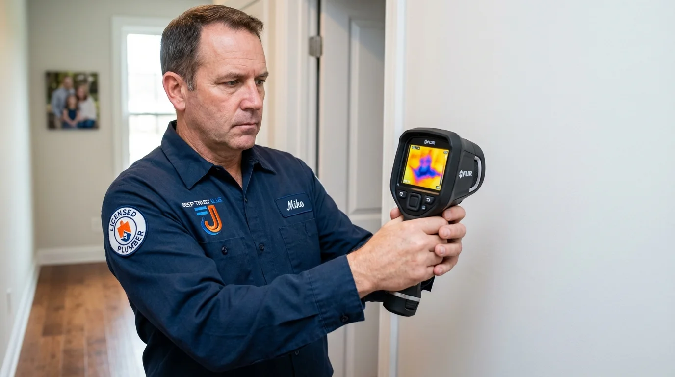 Thermal imaging leak detection by Johns Plumbing LLC in Indiantown